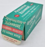 .22 Long rifle standard velocity ammunition (1) brick Remington Kleanbore (500) rounds, UPS SHIP ONL