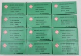 7.62x39mm ammunition (12) boxes Norinco China North Ind. Green box non-corrosive steel case.  (20) r