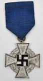 WWII German Nazi 28 year Civil Service medal