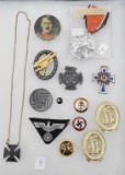 lot of (14) Modern German Post WWII replica medals to include a reproduction Blood Order