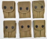 lot of (6) L.C.C. & Co. 1918 M1911 double magazine pouches, selling 6 times the money