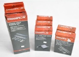 lot of Champion target stand supplies to include, (2) chain hanging sets 44110, (3) 2