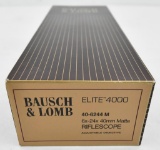 Bausch & Lomb Elite 4000 6x-24x 40mm Matte rifle scope with adjustable objective and sun shield in o