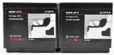 (2) Crimson Trace Ruger LCP II lasers, (1) Red and (1) Green, both with holsters LG-497G-H & LG-497-