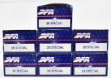 .38 Special Frangible ammunition (7) boxes DFA lead free bullets (50) rounds per box, selling 7 time