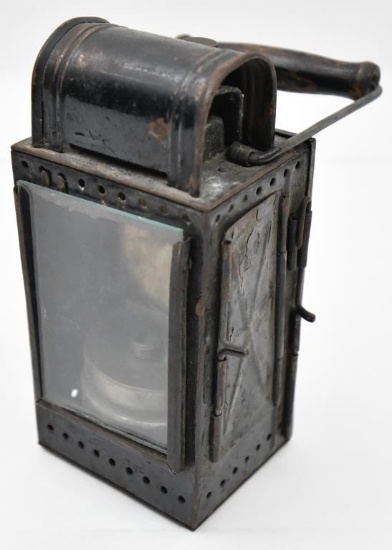 WW2 Nazi German Railroad signal lantern in black