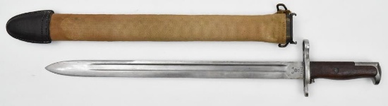 U.S. Springfield Armory Model 1905 bayonet having