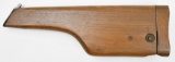 wooden shoulder stock holster for a C-96 broom