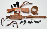 small bore rifle shooters lot to include a