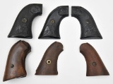 (4) pair of revolver grip panels, two pair are