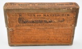Antique ammunition (1) box 9mm Mauser or
