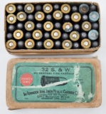 Antique ammunition (1) box .32 S&W Black Powder by