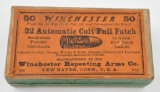 Antique ammunition (1) box .32 Automatic Colt