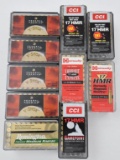 17 HMR ammunition (10) assorted boxes Hornady,