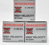 .22 Long Rifle ammunition (3) bricks Winchester