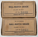 .45 ACP ammunition - (2) boxes Remington Arms Co.,