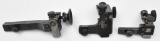 lot of (3) diopter rear sights to include