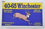 40-65 Winchester ammunition (1) box Old Western