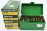 .243 Win. ammunition (4 boxes & 1 case) factory