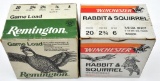 20 ga. ammunition (2) boxes, one Remington
