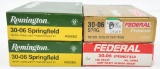 .30-06 Sprg. ammunition (4) boxes total, two are