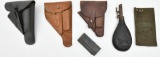 lot to include (3) European small side arm leather