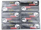 9mm Luger ammunition (10) boxes Wolf 115 grain