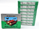 12 ga. ammunition (9) boxes Sellier & Bellot OO