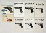(8) Beretta Instruction Booklets - see