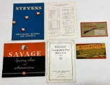 (5) pieces - Stevens, Savage, Winchester -