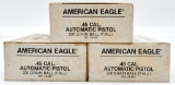 .45 auto ammunition (3) boxes total American