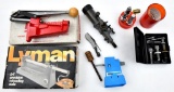 lot to include Lyman D-7 reloading scale, Lee