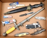 (12) assorted knives to include two Nazi