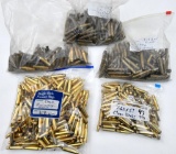 large lot of fired brass to include .308 win.,