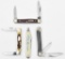 Lot of (4) small folding blade & pocket knives