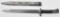 Czechoslovakian VZ rifle bayonet having an 11.5