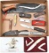 Knife lot to include 3 piece Winchester 2005 Limited Edition in collector's tin,