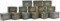 No Shipping Lot of (14) assorted size steel ammo cans. Local pickup only.