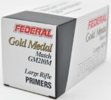 (1,000) Federal Gold Medal Match GM210M large rifle primers.