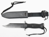 USN MK3 MOD O bayonet with scabbard blade measures 6