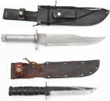 Lot of (2) Fighting/survival knives.