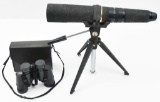 Bausch & Lomb Discoverer Zoom telescope spotting scope 15x - 60x with tripod