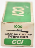 1000 CCI No. 200 Large Rifle primers, UPS Ship.