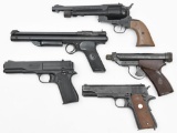 Lot of (5) Pellet, BB and Model Handguns including