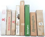 Lot of (11) factory long gun boxes by Winchester, Remington, Ruger, etc.