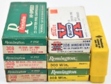 .308 win. ammunition - (139) total rds factory & reload. Selling as one lot. UPS Ship.