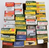(36) boxes assorted fired brass. Some boxes full, some partial. To include