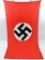 Nazi Germany Swastika Flag/Banner having machine stitched applied swastika with pole sleeve