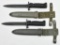 (2) Bayonets - both are U.S. M5A1 Milpar in scabbards. Selling by the piece. Two times the money