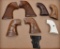 Assorted Revolver and Pistol grips - (3) Colt SAA Fancy grip panels to include cocobola,